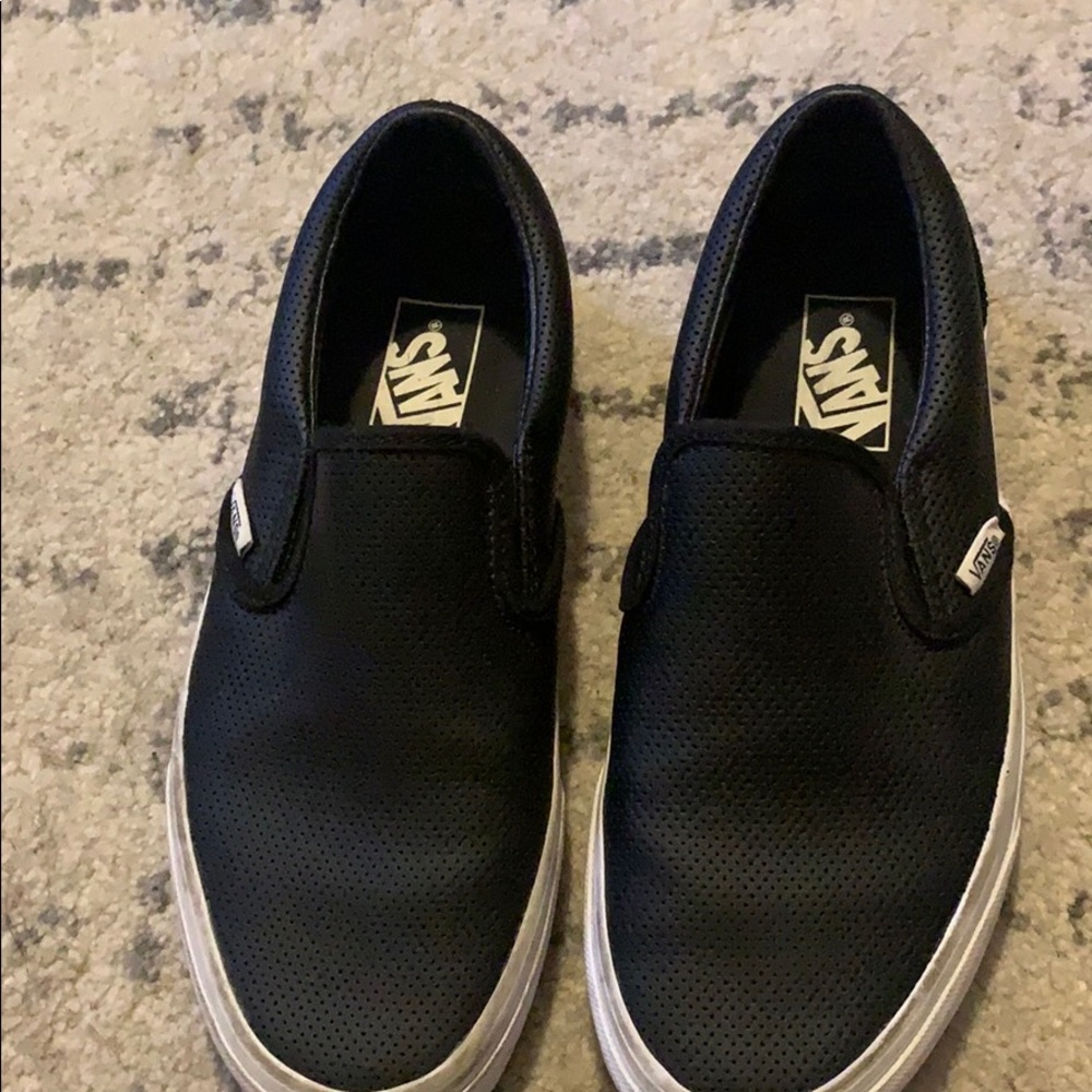 BRAND NEW LEATHER VANS